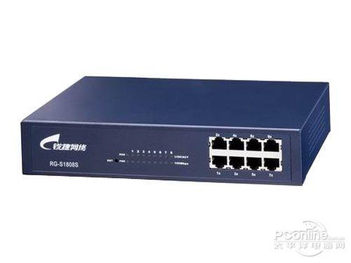 锐捷网络RG-S1808S智能交换机 三好街商用的高效之选
